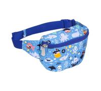 A Little Lovely Company Riñonera para niños con diseño único, bandolera, cinturón de dinero, senderismo, viajes, niños, niñas, poliéster, Azul 3, 23 x 13 x 5 cm, riñonera para niños