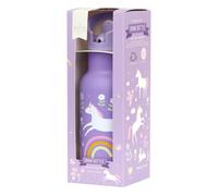 A LITTLE LOVELY COMPANY Stainless Steel Drinking Bottle for Children, Vehicles (