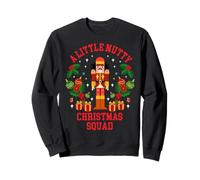 A Little Nutty Nutty Nutcracker Squad combina Compras navideñas Sudadera