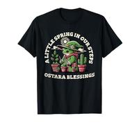 A Little Spring In Our Steps Gardening Frog Ostara Blessings Camiseta
