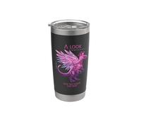 A Look into the Future Cyber SciFi Dinosaurio Design Vaso térmico de acero inoxidable de doble pared