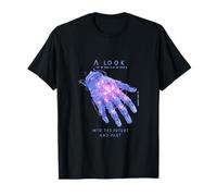 A Look into The Future Future Hand Cyber Scifi Design Camiseta