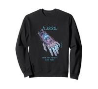 A Look into The Future Future Hand Cyber Scifi Design Sudadera