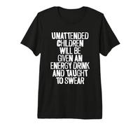A los niños desatendidos se Les dará una Bebida energética Divertida Camiseta Premium