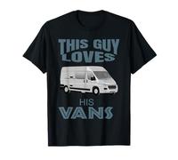 A los niños les encanta la furgoneta, el mejor regalo para los hombres que les gusta conducir. Camiseta