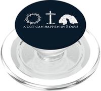 A Lot Can Happen in 3 Days Easter Christians Bibles Funny PopSockets PopGrip para MagSafe