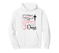 A Lot Can Happen In 3 Days | Easter Jesus Sudadera con Capucha