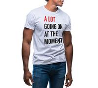 A Lot Going On At The Moment Camiseta de Hombre Blanca Size S