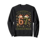 A Lot Like Christmas 67 Six Seven Divertidas Navidades 6-7 Niñas Niños Sudadera