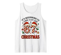 A Lot Like Christmas 67 Six Seven Funny Xmas 6-7 Pudrición Cerebral Camiseta sin Mangas