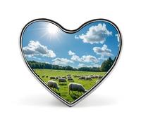 A Lot of Sheep Brooch Pins Heart Badge Collar Lapel Pins Dress Coat Accessories for Women Men