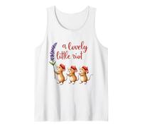 A Lovely Little Riot Cute Ratones Lavanda Caprichoso Animal Des Camiseta sin Mangas
