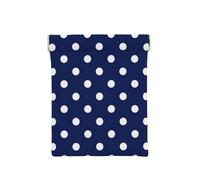 A Lunares Azul Marino, Squeeze Top Wallet Bolsa de Almacenamiento para Mujer Monedero pequeño Bolsa de Cambio