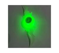 (a-Luz verde) Luz de radio de rueda de bicicleta Lámpara de bicicleta para niños colorida sobre radios