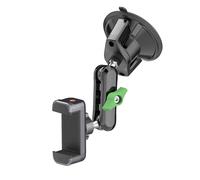 (A) Magnetic Phone Holder for Car 360-degree Adjustable Suction Cup Car Mount Vacuum Phone Stand for Windshield Dashboard