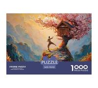 A Male Walks Along The Stone Road 1000 Pcs Cartón Rompecabezas Colorful Explosion Tree Liberador De Estrés Juego Familiar Puzzle para Adultos Y Niños 70x50cm/1000pcs