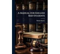 A Manual for English Bar-Students