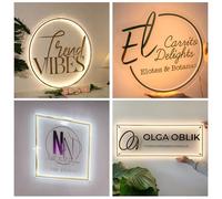 A Medida de Neón Signo Corporativo, La Belleza, el Cabello y Las Uñas Signos, La Sede Corporativa Signos de LED Personalizado de Neón de Pared Signos(Neón comercial)