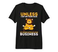A Menos Que me Siente en tu Cara, Divertidos Leones de la Temporada de Leo Camiseta Premium