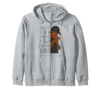 A menos que me siento en tu cara, mi peso no es tu melanina negra Sudadera con Capucha