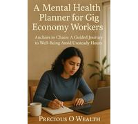 A mental health planner for gig economy workers .: Anchors in Chaos: A Guided Journey to Well-Being Amid Unsteady Hours