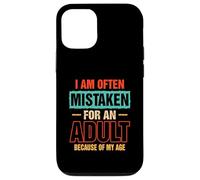 A menudo me confunden con un adulto por mi edad diciendo Carcasa para iPhone 12/12 Pro