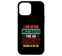 A menudo me confunden con un adulto por mi edad diciendo Carcasa para iPhone 12 Pro Max