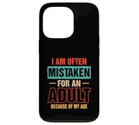 A menudo me confunden con un adulto por mi edad diciendo Carcasa para iPhone 13 Pro