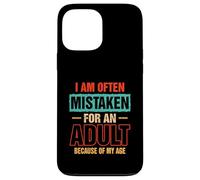 A menudo me confunden con un adulto por mi edad diciendo Carcasa para iPhone 13 Pro Max