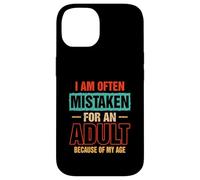 A menudo me confunden con un adulto por mi edad diciendo Carcasa para iPhone 14