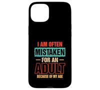 A menudo me confunden con un adulto por mi edad diciendo Carcasa para iPhone 15 Plus