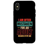 A menudo me confunden con un adulto por mi edad diciendo Carcasa para iPhone X/XS