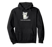 A mi Gato no le Gusta Que el Presidente quiera morderlo Gracioso Sudadera con Capucha