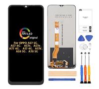 A-MIND Para Oppo A57 5G/A57s/A57e/A77 4G/A17 4G/A17K/A58 5G/A78 5G Pantalla LCD de repuesto táctil digitalizador kits de reparación de montaje completo, con herramientas