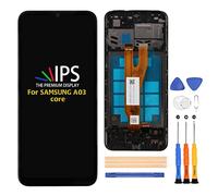 A-MIND Para Samsung Galaxy A03 Core A032 Pantalla LCD A032 A032F A032M A032G SM-A032F/DS Touch Screen Digitizer Replacement Full Assembly Kit de reparación con herramientas (negro con marco)