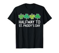 A Mitad de Camino del Día de Paddy, Día de San Patricio, Envejecido Vintage Camiseta