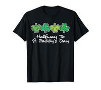 A Mitad de Camino del Día de Paddy, Día de San Patricio, Envejecido Vintage Camiseta