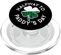 A Mitad de Camino del Día de Paddy, Día de San Patricio, Envejecido Vintage PopSockets PopGrip para MagSafe