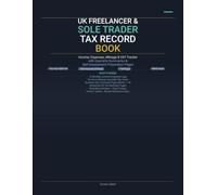 A Monthly Income, Expense & Mileage Tracker for UK Freelancers - Tax Year 2026-2027