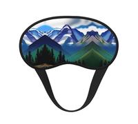 A Mountain Majesty - Antifaz opaca para dormir, bloqueador de luz, cómodo, ideal para viajes, camping, meditación y yoga