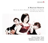 A musical Reverie. Miyoshi, Weber, Martinu : uvres pour flûte, violoncelle et piano. Koga, Lomakov, Kurek.