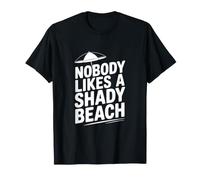 A Nadie le Gusta una Playa sombreada Humorístico Tropical Camiseta