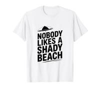 A Nadie le Gusta una Playa sombreada Humorístico Tropical Camiseta