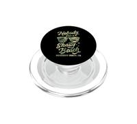 A Nadie le Gusta una Playa sombreada Monterey Beach California PopSockets PopGrip para MagSafe