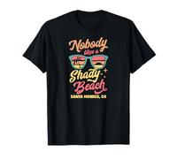 A Nadie le Gusta una Playa sombría Santa Mónica California Matching Camiseta