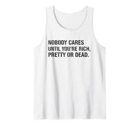 A Nadie le Importa hasta Que Rico Cita Sarcasmo Camiseta sin Mangas