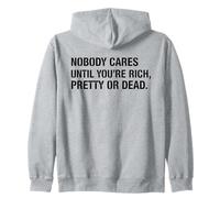A Nadie le Importa hasta Que Rico Cita Sarcasmo Sudadera con Capucha