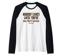A Nadie le Importa hasta Que Seas Rico, Bonita o Muerta Camiseta Manga Raglan