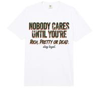 A Nadie le Importa hasta Que Seas Rico, Bonita o Muerta Comfort Colors Adult Heavyweight T-Shirt