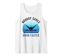 A Nadie le Importa Nadar más rápido para Nadadores y Atletas Entrenadores Camiseta sin Mangas